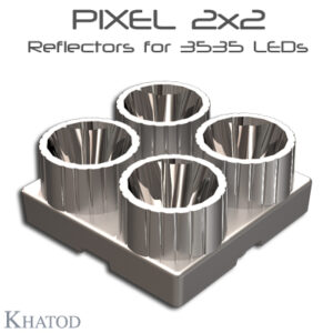 Refletores PIXEL 2x2 para LEDs 3535