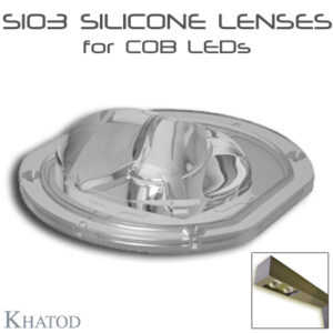 Lenti SIO3 in SILICONE per COB LEDs